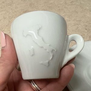 Vintage Nuova Point Espresso Cup & Saucer set.